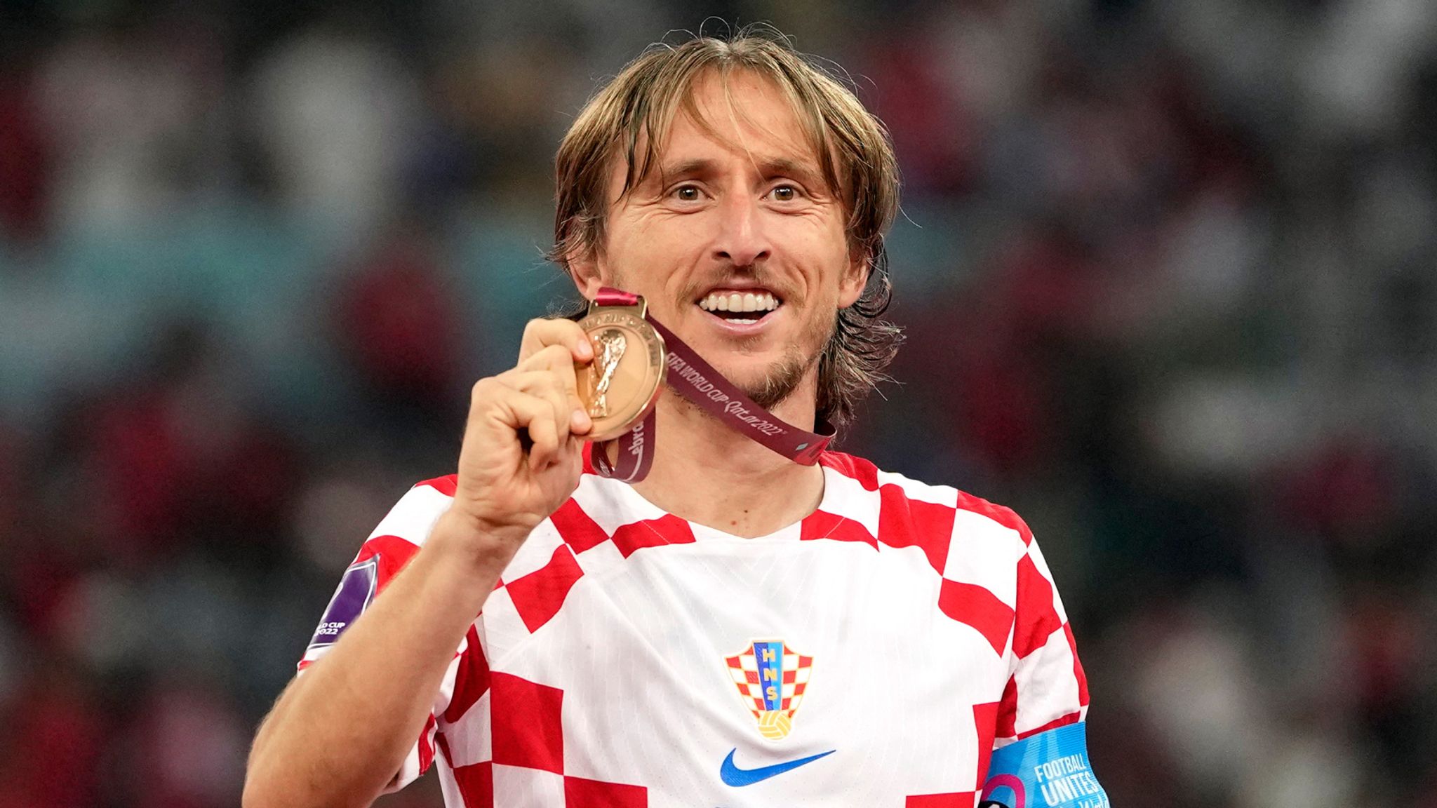 Luka Modrić controlling midfield at Qatar 2022 World Cup